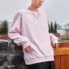 Li-Ning Свободная толстовка из серии Sports Fashion Series, топы унисекс, розовая AWDRH35-4