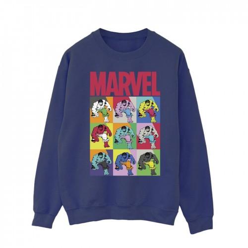 Marvel Mens Hulk Pop Art Sweatshirt