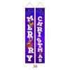 Festive Nutcracker Christmas Decoration Hanging Door Banner Soldier Character Porch Sign
