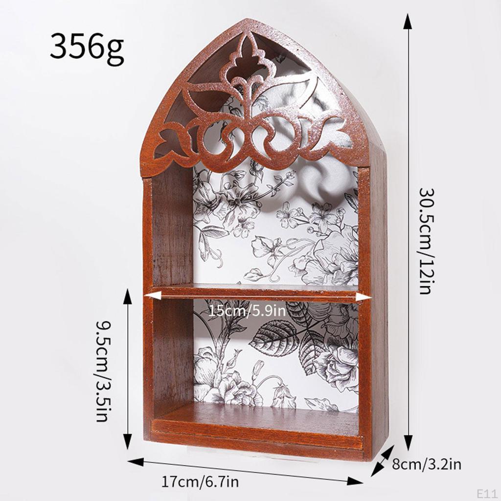 Display Regal Hanges Home Room Decor Figure From Ads Shelf Wood Rail for Essential Oils