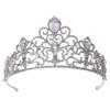 Wedding Tiara Alloy Inlaid Rhinestone Birthday Bride Zircon Crown Stage Performance Crown