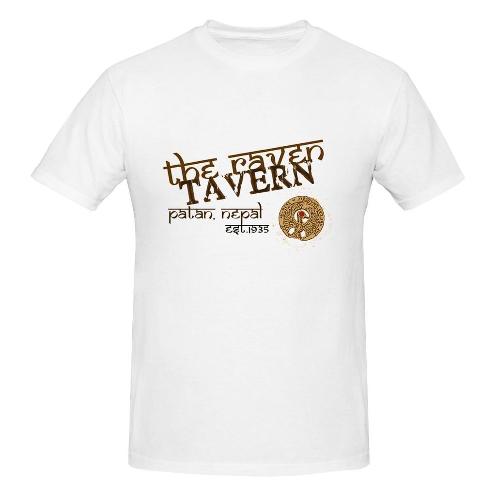 Футболка The Raven Tavern Облачное Ощущение Универсальная Однотонная Футболка для Улицы