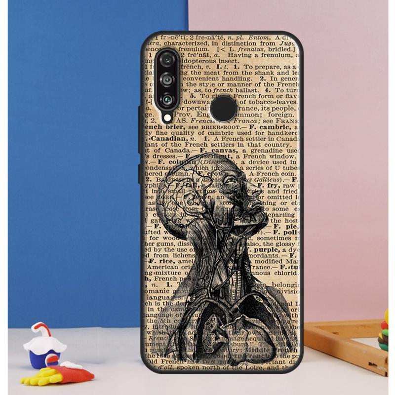 Медицинский Человеческие Органы Мозг Чехол Для Huawei Nova 10 9 SE 8i 11i 12i 12s Y60 Y61 Y70 Y90 Y72 Y73 Y91 P60 Pro P30 P40 Lite