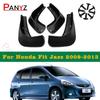 4 шт. Задние брызговики для Honda Fit Jazz 2003- Накладки Защитные грязеуловители Брызговики Защита Автомобильные аксессуары