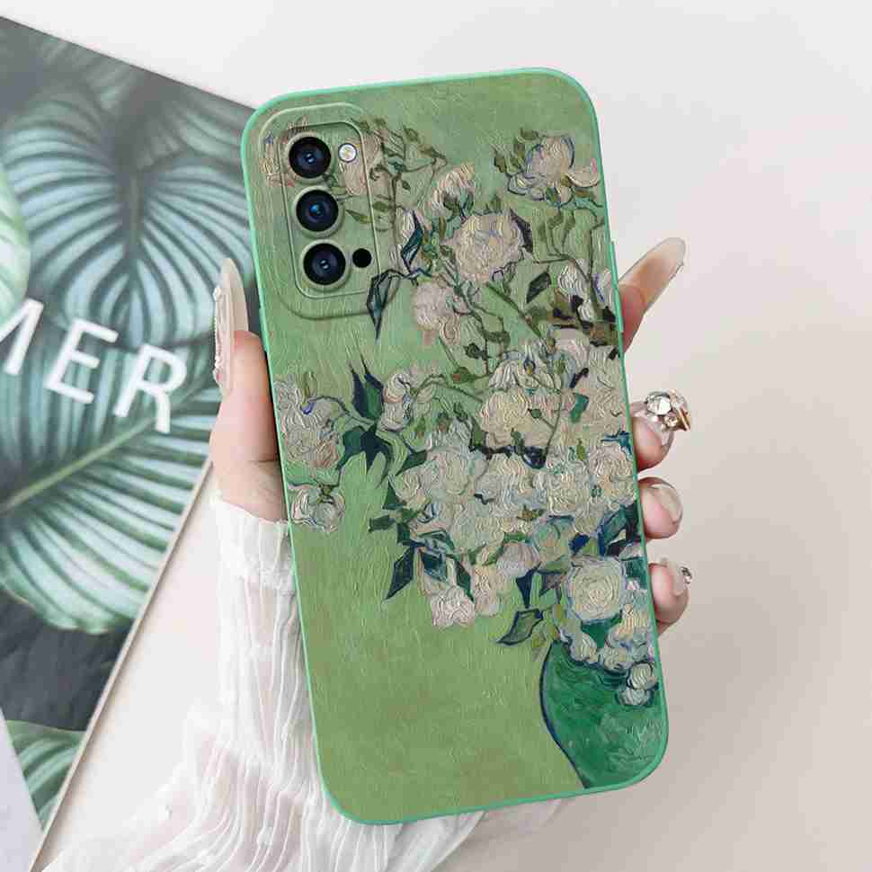 For Oppo Reno4 Pro 5G Case CPH2089 Luxury Art Painted Cover For Oppo Reno4 Reno 4 Pro 5G Phone Case Protector Soft Cover