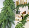 Cross-Border Christmas Pine & Cypress Simulated Wreath Decoration