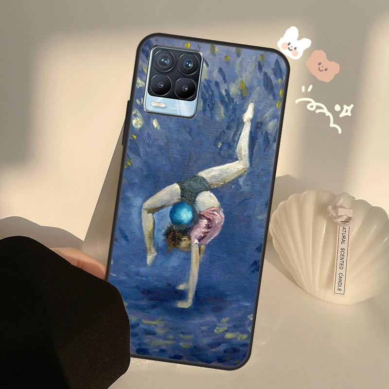 Гимнастика картина маслом для Realme 8 9 Pro Plus GT Neo 2 GT Master 9i 8i чехол для телефона OnePlus 9 10 Pro 9R Nord2