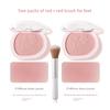 Novo Pink and Tender Monochrome Blusher Plate Matte Expansion Color Brightening and Shrinking Peach Color Red Female 2025 New Arrival Best Selling