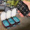 Magnetic Bait Storage Box Easy To Carry Fishing Gear Organizer Gear Fishing Hooks Box  Fishing