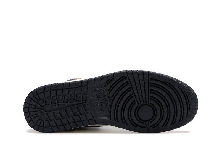 Men's Sneakers Nike Jordan 1 Retro High OG Defiant SB LA to Chicago Court Purple/Black-Sail-University Gold