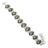 Pyrite Agate Gemstone Handmade 925 Sterling Silver Bracelet 7-8" S2l08