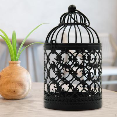 Кованый подсвечник Hallow Crafts Элегантный настольный центральный элемент Металлический чайный светильник