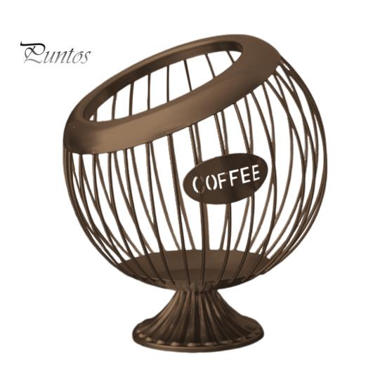 Держатель для чашки K для прилавка. Металлическая корзина для хранения капсул для кофе. Большой вместительный органайзер для чашек K для Keurig Nespresso Vertuo. Органайзер для кофейной станции. Чайный пакетик.