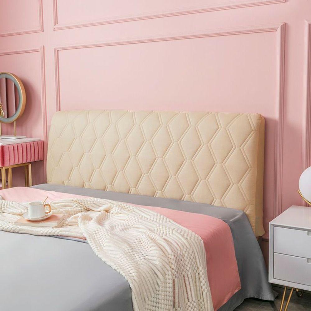 Однотонный чехол на изголовье кровати Всесторонний пылезащитный чехол на изголовье Бархатный чехол для изголовья Отель