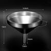 Funnel Set Funnel Liquid Dispenser Spill Tool Stainless Steel