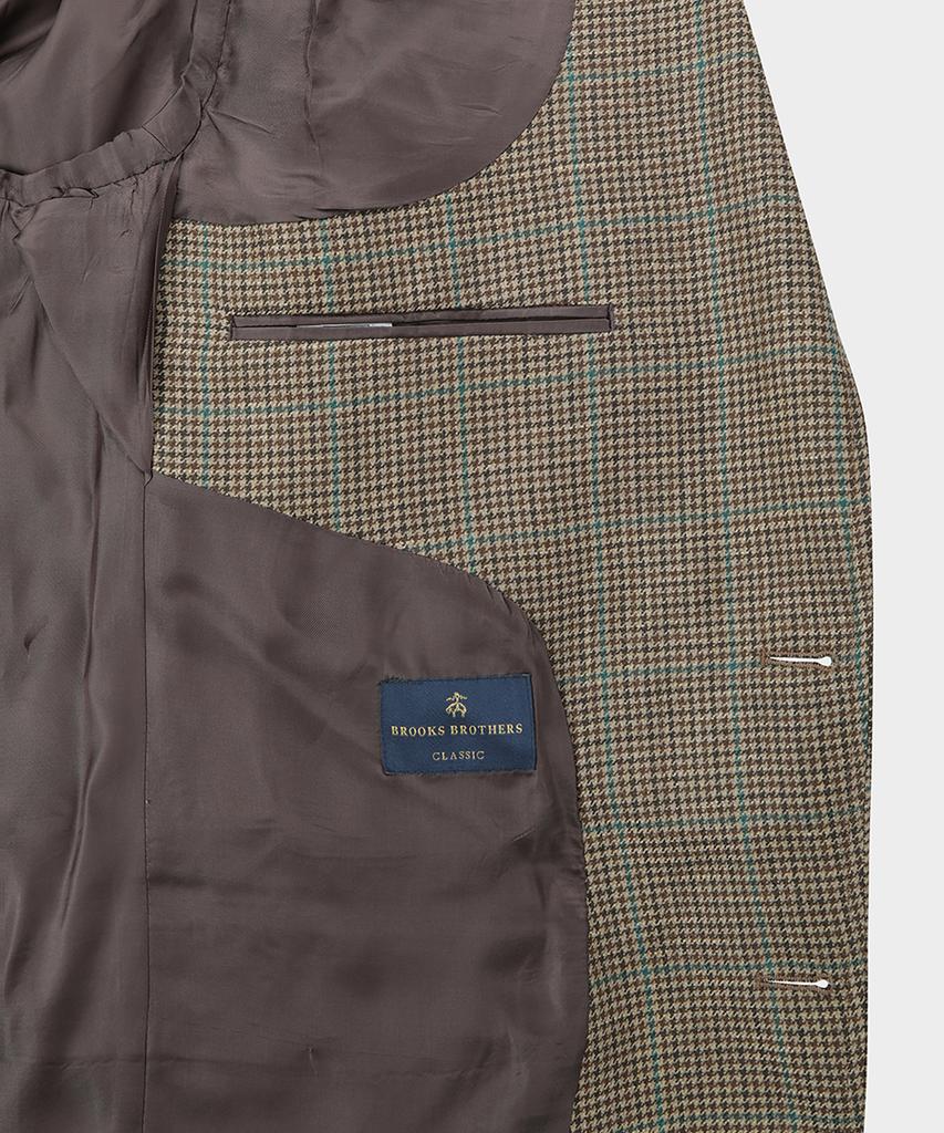 Brooks Brothers Classic Fit Tweed 2-Button Sport Coat (Brown) (Bbjsmf47144Ef)