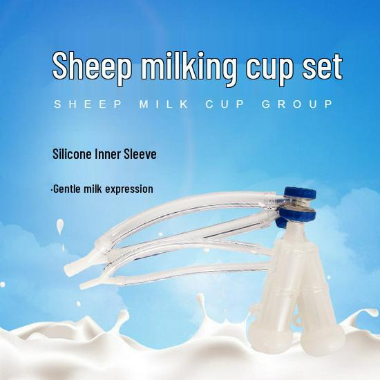 Sheep Milking Machine Accessory Set: Includes Milking Cups & Vacuum Pump Collection Cups