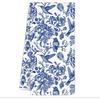 Blue and White Chinoiserie Floral Bird Tea Hand Dish Towels for Kitchen Bathroom, Chinoiserie Decor, Blue Tea Hand Dish Kitchen Towels, 16x24