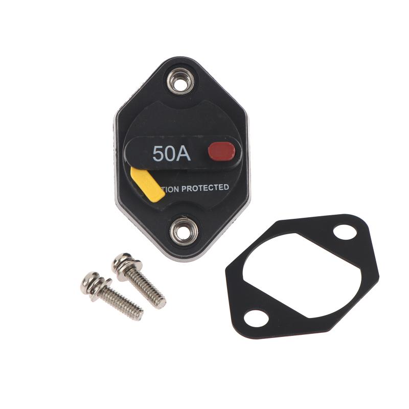 20A 30A 40A 50A 60A Caravan Manual Reset Waterpoof Car/Boat Current Overload Protector Bimetal Automobile Circuit Breakers