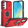 Флип-чехол Samsung A17 Warlord: Магнитный ударопрочный защитный чехол 2-в-1