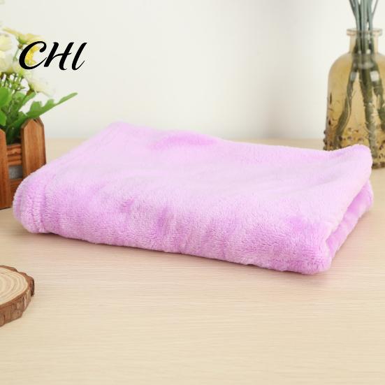Blankets Accessories Coral Fleece Plush Solid Color Plain Universal Thick for Sofa Couch