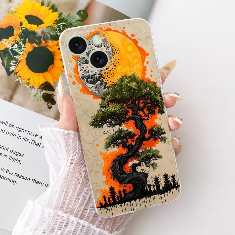 For Apple iPhone 15 Pro Max Case Cute Lion Fashion Painted Cover Soft Slim Phone Case For iPhone 15 Plus iPhone15 Pro Funda Bags