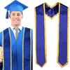 Adult Academic Dress Unisex Honor Stole Graduation Stole Sash Graduation Robes Black Sashes
