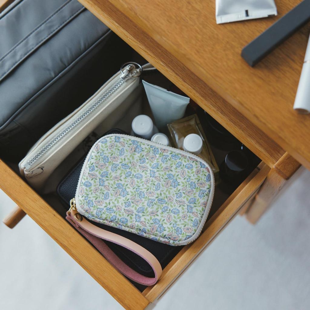 Hobonichi Drawer Pouch Sasha Kiora Liberty Cotton Interior Pocket Storage 90x130mm