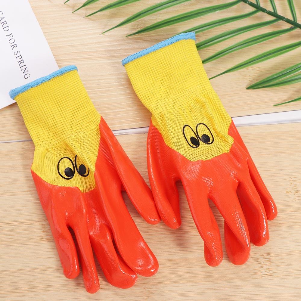 Anti Bite Cut Kids Garden Glove Latex Children Protective Gloves Gardening Gloves Planting