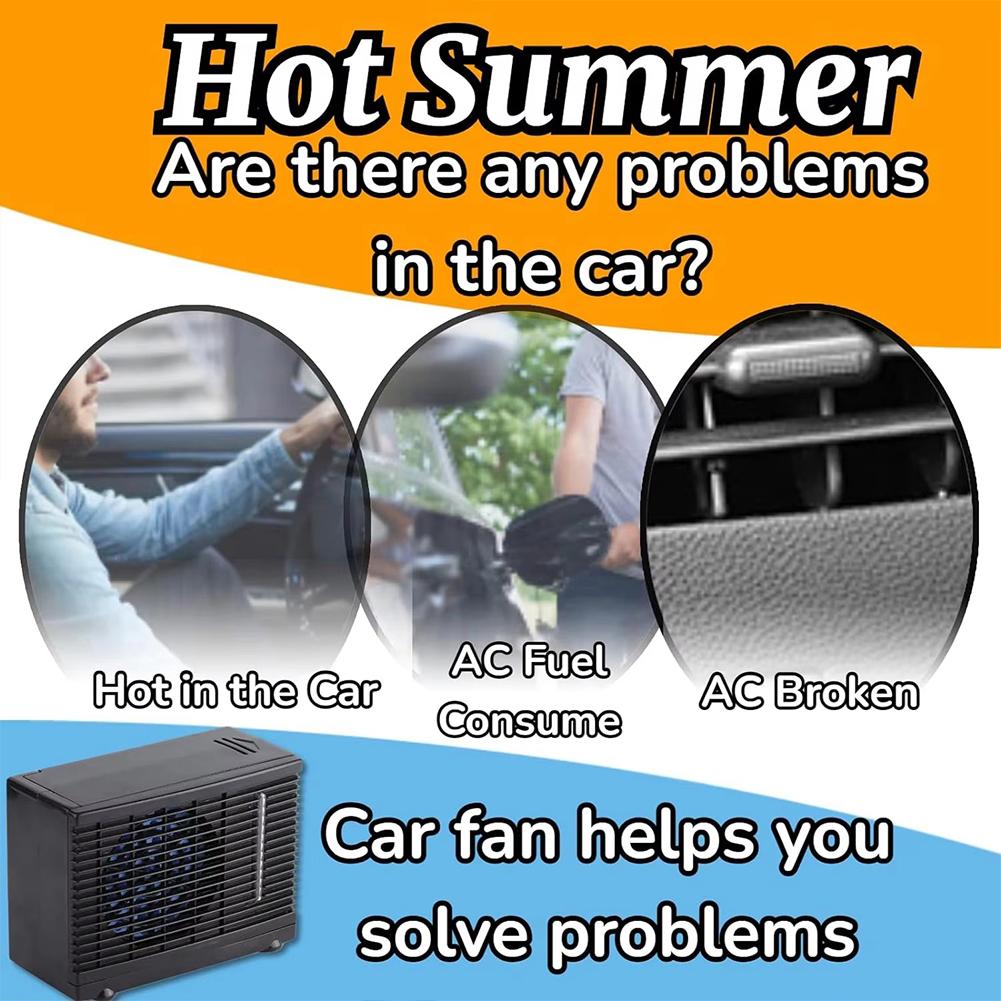 12 В 60 Вт Регулируемый Автомобильный Кондиционер Охладитель Охлаждающий Вентилятор Вода Лед Испарительный Портативный Мини Вентилятор Автомобиль Грузовик Дом Мини Охладитель Воздуха