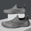 Men's Shoes 2025 Summer New Men's Breathable Mesh Sports Casual Shoes Hollow Simple Wind One Pedal Lazy Shoes
