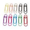 10pcs Colorful Paper Clips Paper Fix Clips Bookmarks Multi-functional Pen Holder  Journal Tool