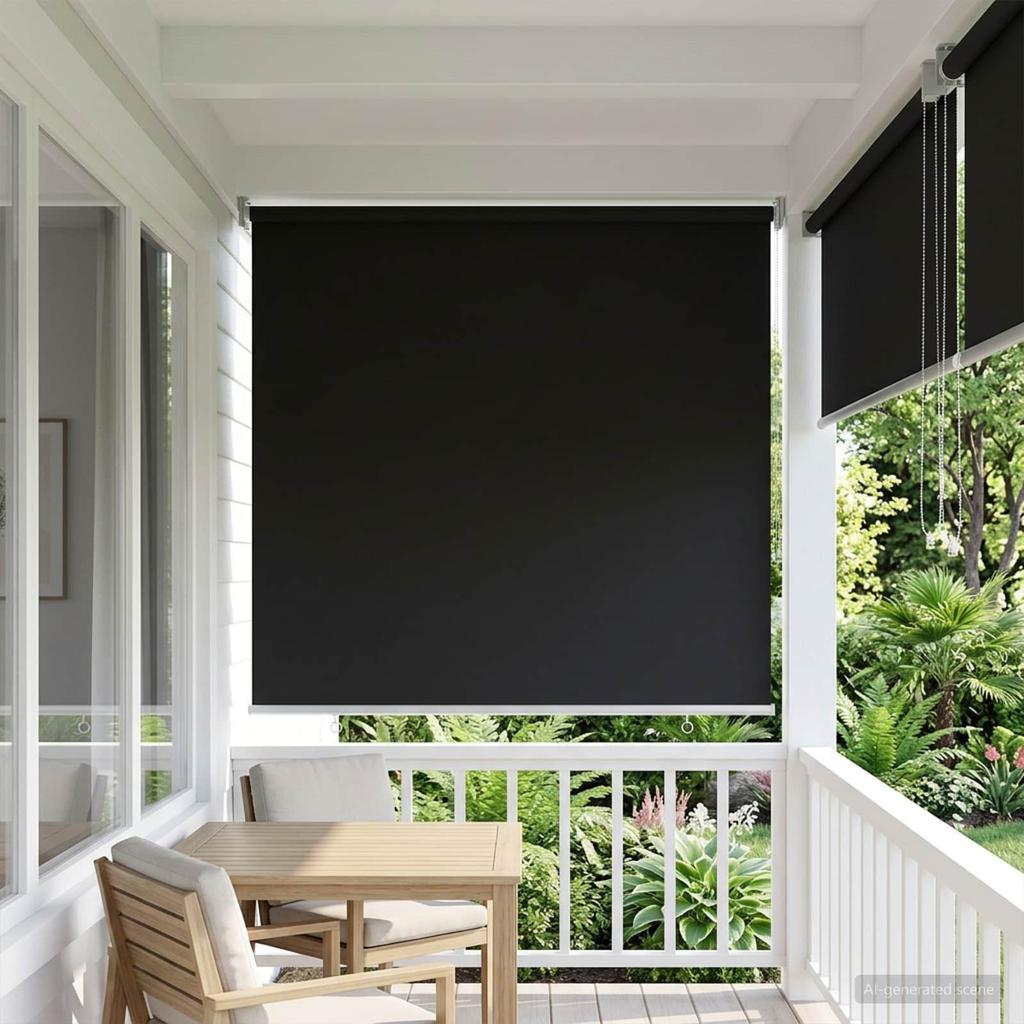 Outdoor Roller Blinds with UV Protection Anthracite 60 x 230 cm