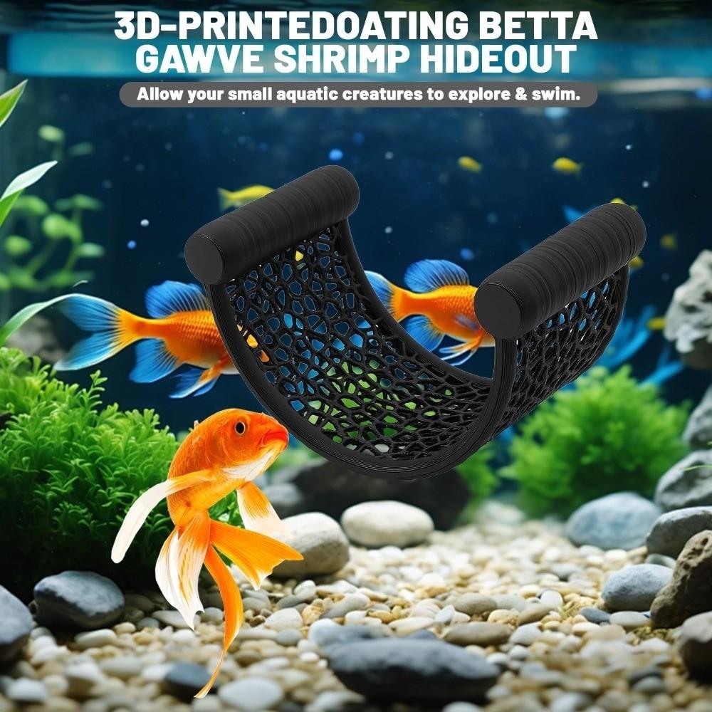 Plastic Floating Fish Hammock 3D Printing Aquarium Resting Platforms Small Aquatic Pets