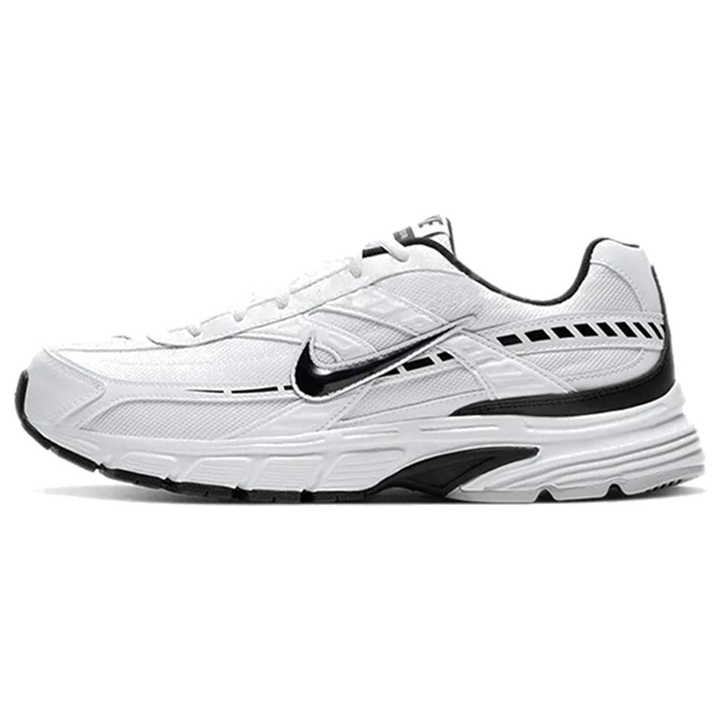 Nike Initiator Abrasion Resistant Low top Running Shoes Men's Black White 394055-100(Team1053-LD)