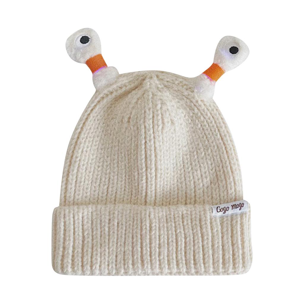 1 шт., милая детская вязаная шапка с забавными мигающими эластичными щупальцами для мальчиков и девочек, 1 шт., осень-зима