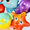 1PC Marine Life Theme Party Balloons Ocean Sea Animals Shark Foil Balloons Kids Boy Birthday Party Decor Baby Shower Supplies