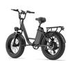 City Commuter Electric Bicycle URLIFE E20 PRO 20" Fat Tire Electric Bike 1500W Peak Motor Adult Electric Bike 48V 15.6AH Battery