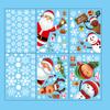 Christmas Stickers Father Christmas Snowman Moose Window Stickers Party Holiday Decoration Cartoon Window Stickers