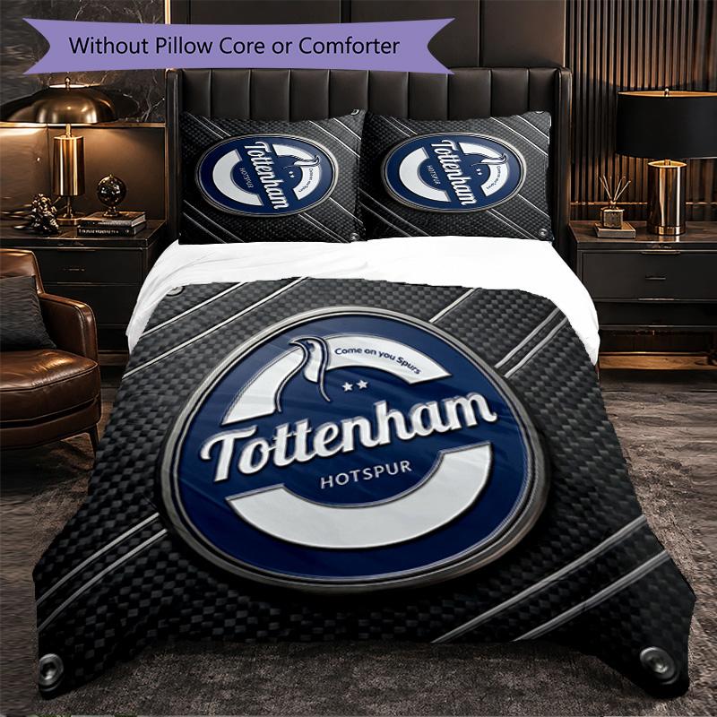 Набор постельного белья Tottenham Hotspur, 3 предмета, мягкая микрофибра, пододеяльник с наволочками для спальни