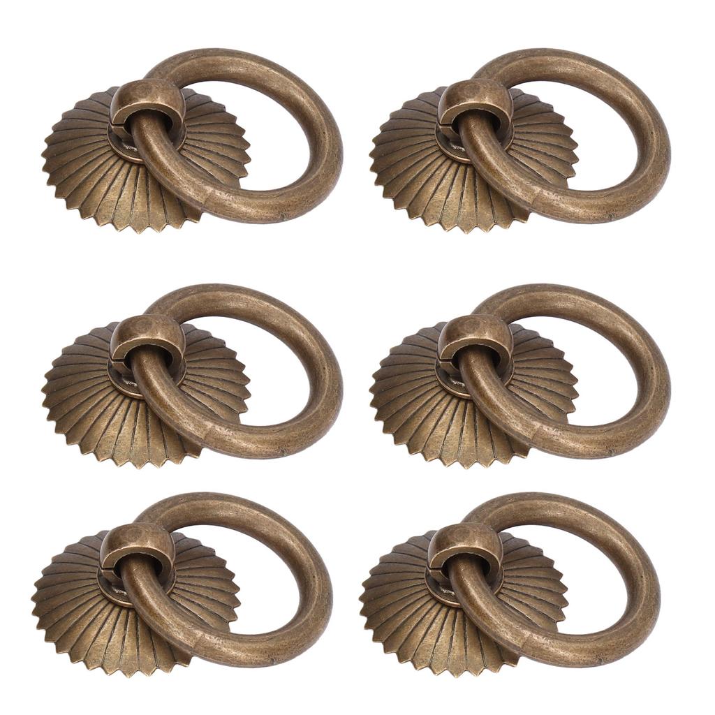 10Pcs Drawer Handles Premium Brass Durable Rustproof Vintage Style Antique Drawer Pulls