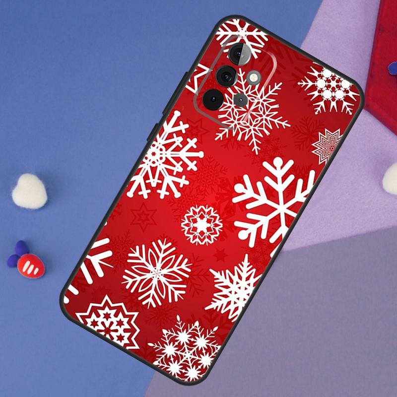 Чехол 'Рождественские снежинки' для Samsung Galaxy A52 A53 A33 A13 A34 A54 A14 A35 A55 A15 A56 A36 A26 A16 A06 A22 A32