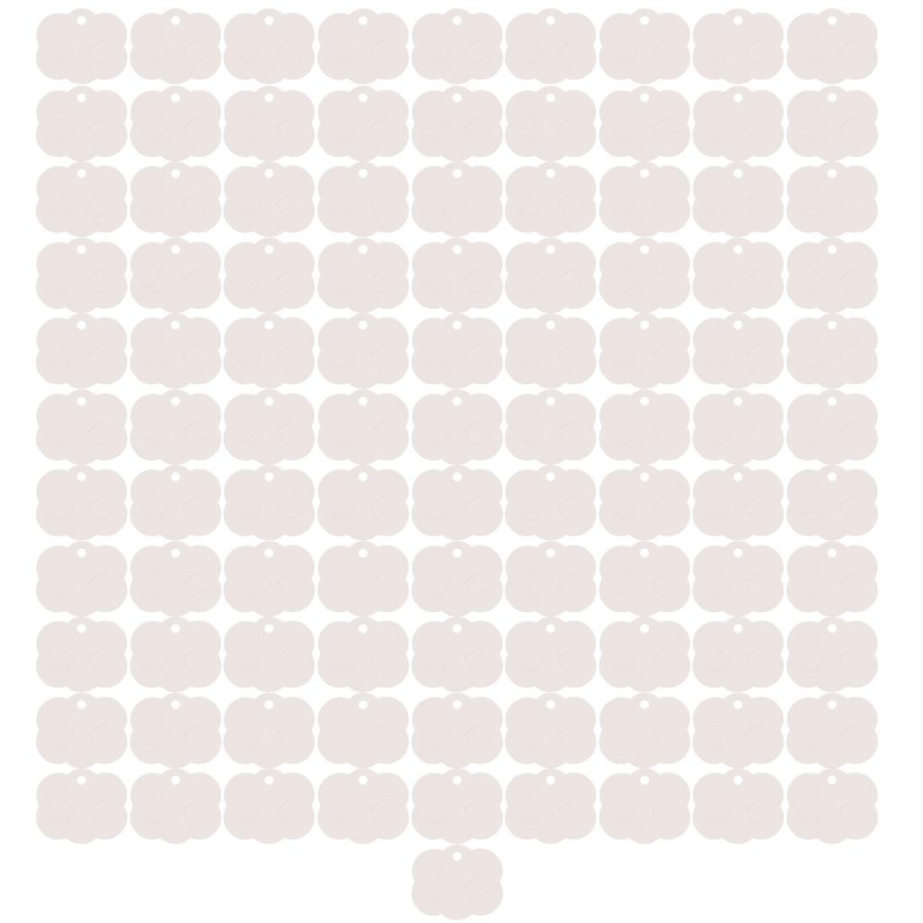 Упаковка из 100 карточек с заколками для волос Декоративные открытки с ожерельями Карты для демонстрации ювелирных изделий Карты с текстурой бумаги Упаковочные карточки для ожерелья