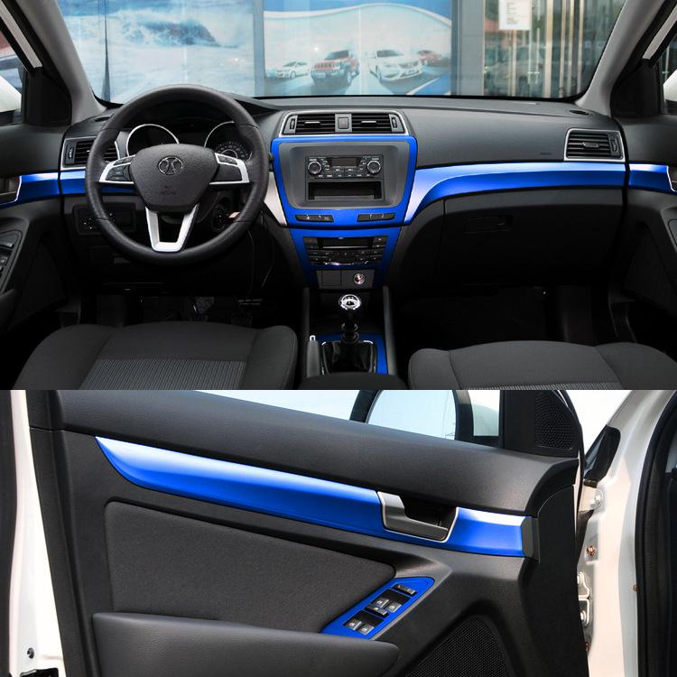 BAIC Senova X65 Внутренний декор из углеродного волокна и пленка для изменения цвета консоли Weiwang S50