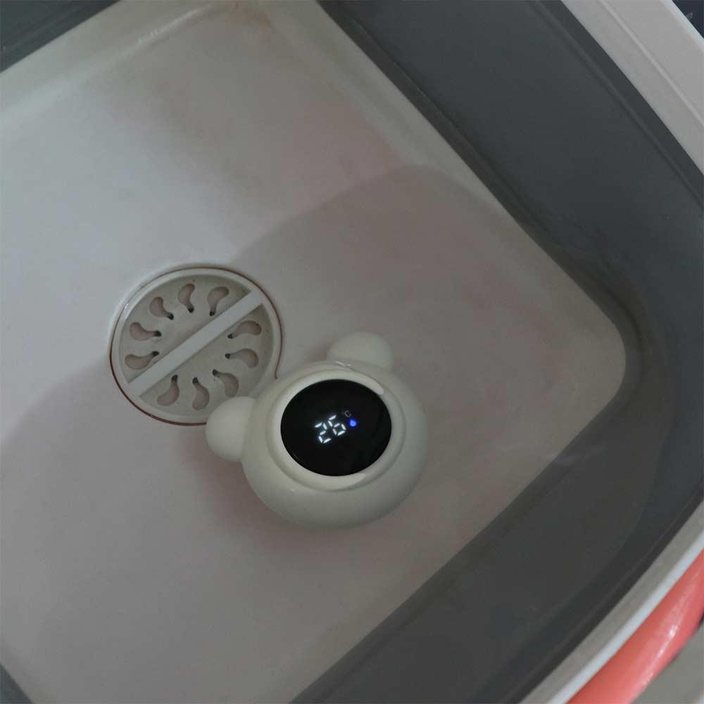 Детский термометр для воды в форме медвежонка Беспроводной измеритель температуры для купания ребенка Аксессуары для бассейна