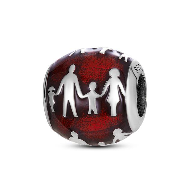Новое поступление, стерлинговое серебро 925 пробы, подвеска на день матери, бусина для мамы, любви, счастливой семьи, мотаться, подходит для браслета, ожерелья, ювелирные изделия своими руками, подарок 