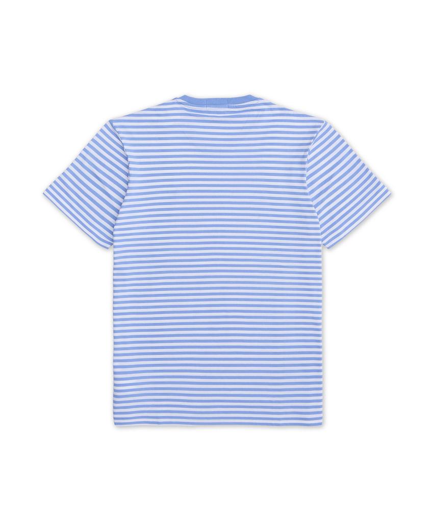 POLO RALPH LAUREN Футболка в полоску с индивидуальным кроем Slim Fit из джерси - Синяя