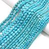 Синтетическая бирюза, круглые рассыпные бусины для DIY ювелирных аксессуаров - браслетов, ожерелий, подвесок