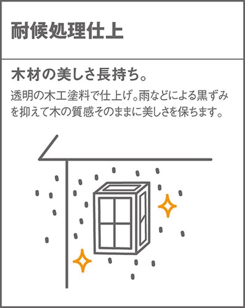 Panasonic Porch Light Hanasabi Sukiya LED Bulb 1 Light Directly Mounted on the Wall LED Bulb Replaceable Bulb Color Milky White Width 170 x Depth 126