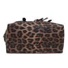 Women's Leopard Print Backpack Oxford Color Contrast Large Capacity Schoolbag Lightweight Shoulder Bag Travel Backpack